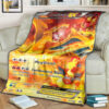 Anime Pokemon Charizard Ex Xy Evolutions Full Printing Blanket