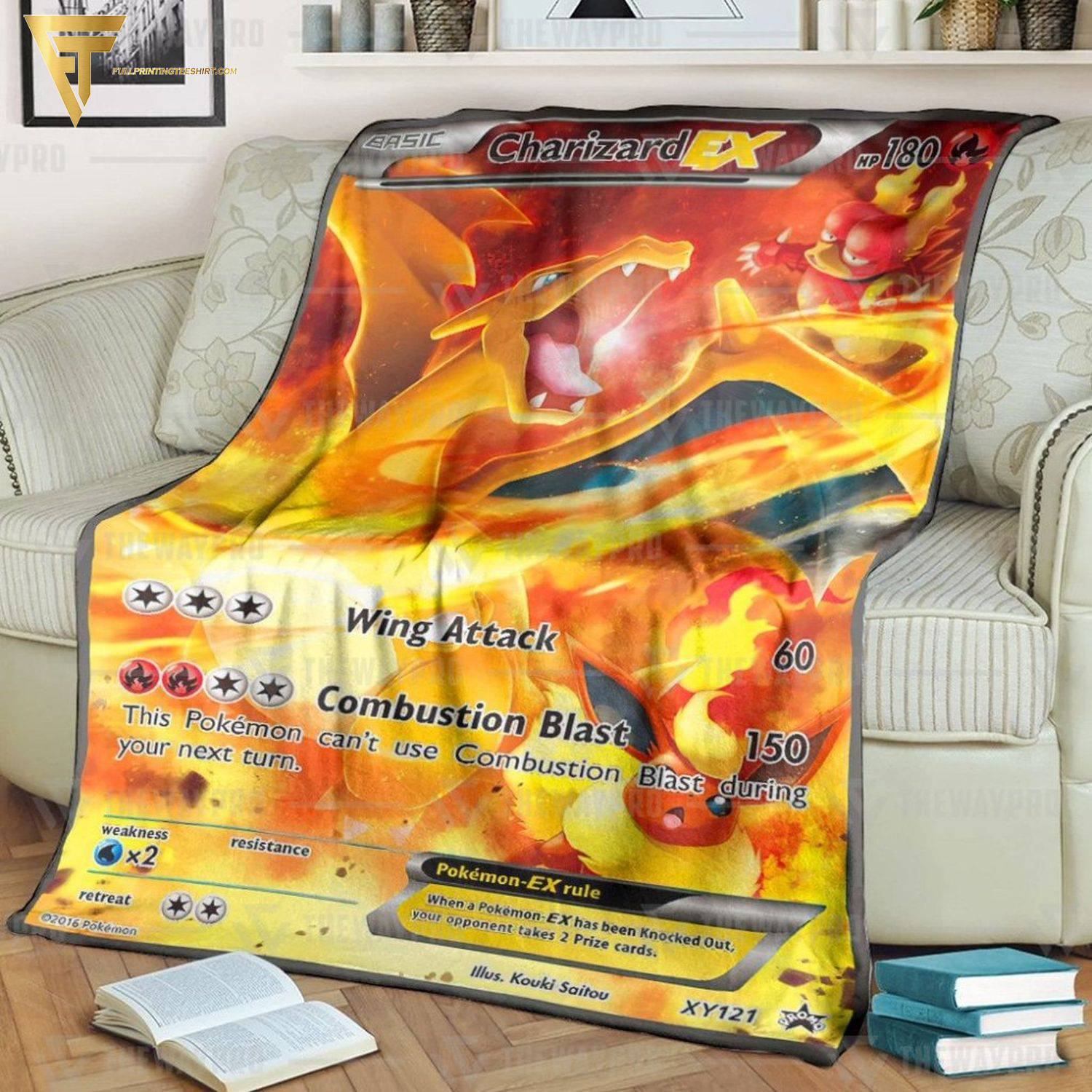 Anime Pokemon Charizard Ex Xy Evolutions Full Printing Blanket Anime Pokemon Charizard Ex Xy Evolutions Full Printing Blanket