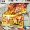 Anime Pokemon Charizard Ex Xy Promos Soft Blanket