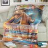 Anime Pokemon Charizard Gx Soft Blanket