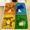 Anime Pokemon Charizard Pikachu Blastoise Venusaur Custom Soft Blanket