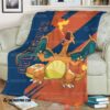 Anime Pokemon Charizard Soft Blanket