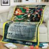 Anime Pokemon Charizard Star Gold Star Dragon Frontiers Soft Blanket 2