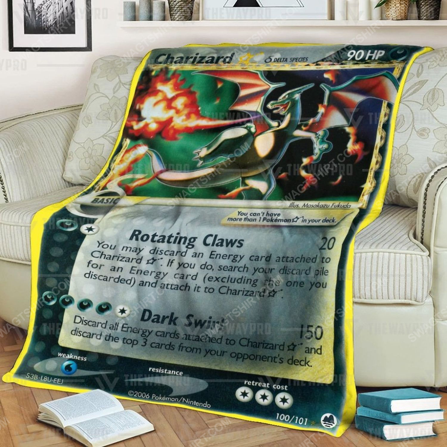 Anime Pokemon Charizard Star Gold Star Dragon Frontiers Soft Blanket Anime Pokemon Charizard Star Gold Star Dragon Frontiers Soft Blanket