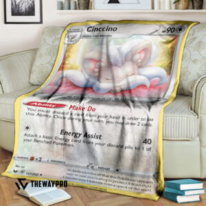 Anime Pokemon Cinccino Blanket