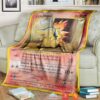 Anime Pokemon Cyndaquil 1St Edition Fireworks Soft Blanket