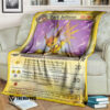 Anime Pokemon Dark Jolteon 1St Edition Custom Soft Blanket