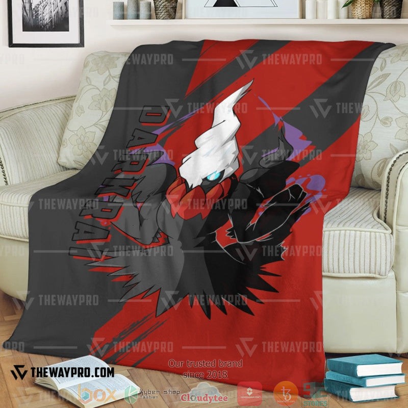 Anime Pokemon Darkrai Soft Blanket Anime Pokemon Darkrai Soft Blanket