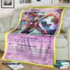Anime Pokemon Deoxys Cosplay Blanket