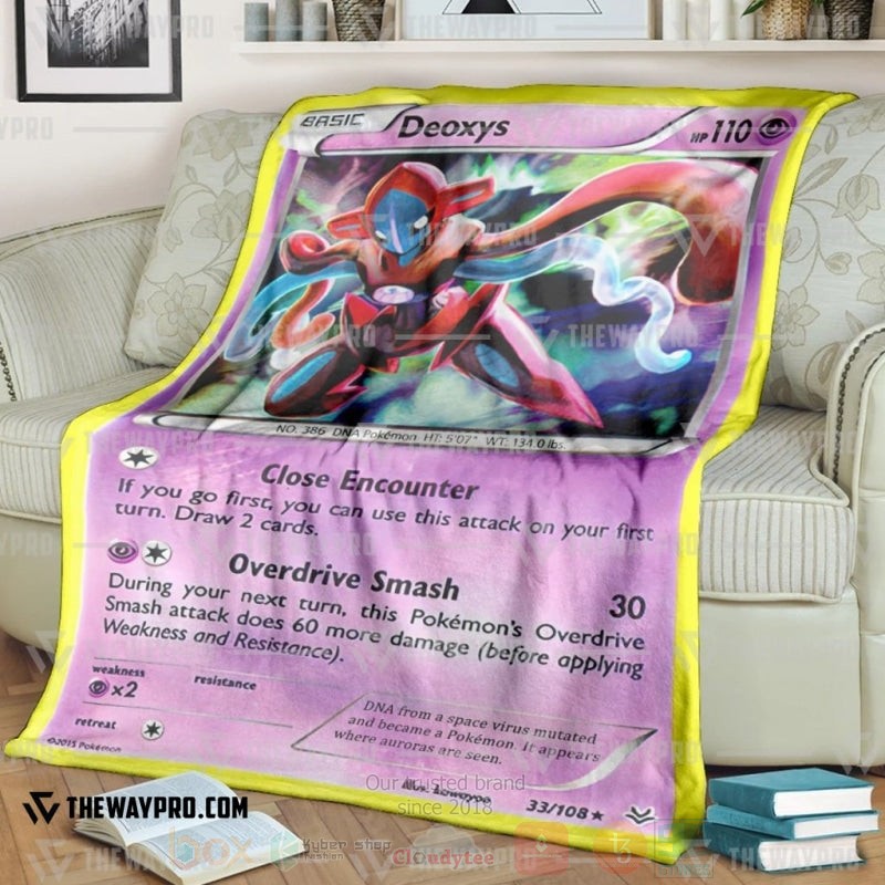 Anime Pokemon Deoxys Cosplay Blanket Anime Pokemon Deoxys Cosplay Blanket