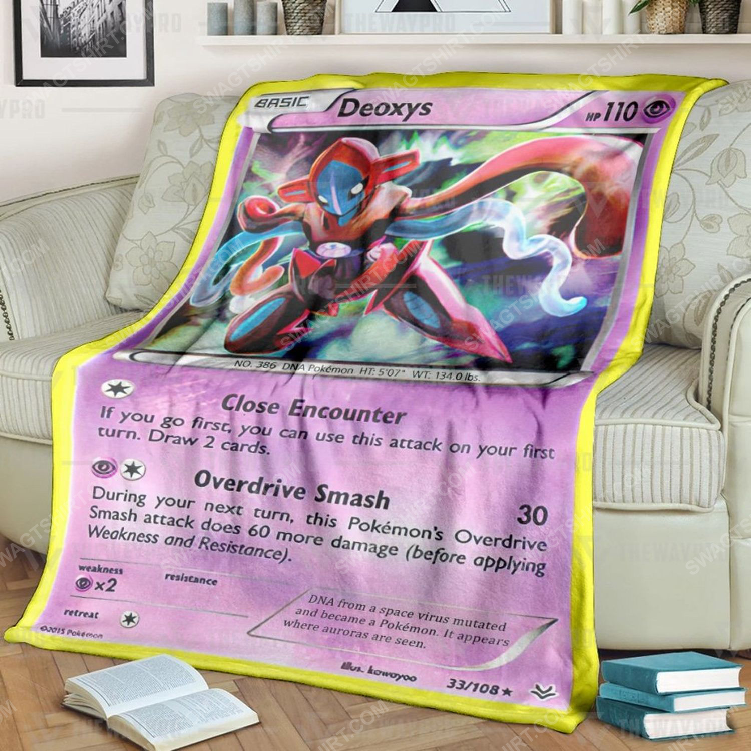 Anime Pokemon Deoxys Cosplay Full Print Soft Blanket Anime Pokemon Deoxys Cosplay Full Print Soft Blanket