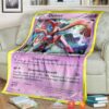 Anime Pokemon Deoxys Cosplay Soft Blanket