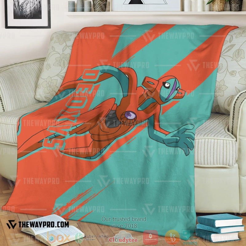 Anime Pokemon Deoxys Soft Blanket Anime Pokemon Deoxys Soft Blanket