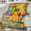 Anime Pokemon Detective Pikachu Friends Gx Soft Blanket