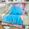 Anime Pokemon Ditto Vmax Shining Fates Custom Blanket