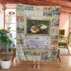 Anime Pokemon Eevee Cards Full Printing Blanket