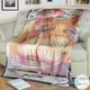 Anime Pokemon Eevee Vmax Custom Blanket