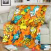 Anime Pokemon Electric Soft Blanket