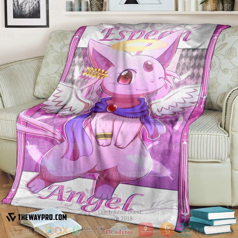 Anime Pokemon Espeon Angel Soft Blanket Anime Pokemon Espeon Angel Soft Blanket