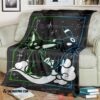 Anime Pokemon Espeon Umbreon Cloud Black Soft Blanket