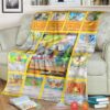 Anime Pokemon Farfetch Cards Soft Blanket