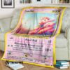 Anime Pokemon Flabebe Quilt Blanket