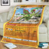 Anime Pokemon Flygon Darkness Ablaze Soft Blanket