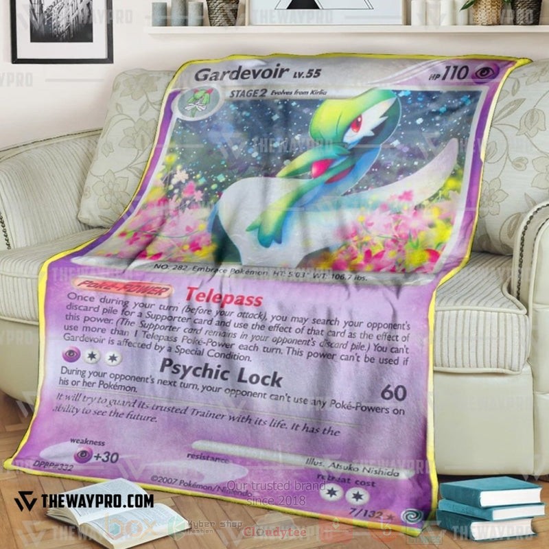Anime Pokemon Gardevoir Secret Wonders Blanket Anime Pokemon Gardevoir Secret Wonders Blanket