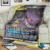 Anime Pokemon Gengar And Mimikyu Gx Team Up Blanket