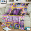Anime Pokemon Gengar Cards All Over Print Soft Blanket