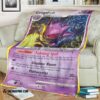 Anime Pokemon Gengar Stormfront Blanket