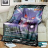 Anime Pokemon Gengar V Fusion Strike Blanket