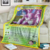 Anime Pokemon Giovannis Nidoking Full Print Soft Blanket