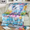 Anime Pokemon Glaceon Vmax Evolving Skies Soft Blanket