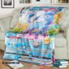 Anime Pokemon Glaceon Vmax Evolving Skies Soft Blanket 2