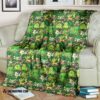 Anime Pokemon Grass Seamless Blanket