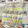 Anime Pokemon Gx 3 Cards Version 3 Soft Blanket