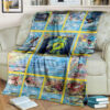 Anime Pokemon Gyarados Cards Full Printing Blanket