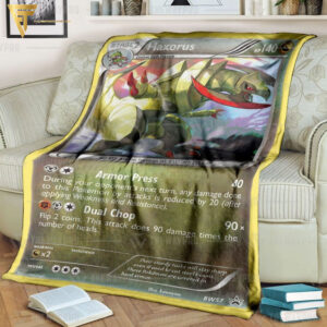 Anime Pokemon Haxorus Full Printing Blanket