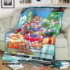 Anime Pokemon Holo Pokemon Christmas Soft Blanket