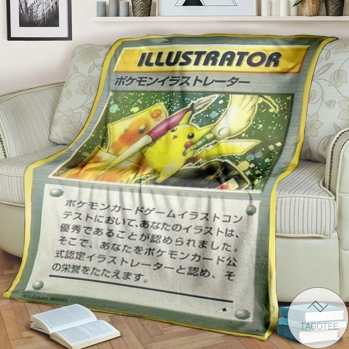 Anime Pokemon Illustrator Japanese Verse Custom Blanket Anime Pokemon Illustrator Japanese Verse Custom Blanket