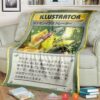 Anime Pokemon Illustrator Japanese Verse Soft Blanket