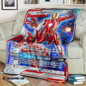 Anime Pokemon Im Scizor Tag Team Soft Blanket