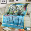 Anime Pokemon Inteleon Sword Shield Soft Blanket