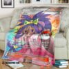Anime Pokemon Iris Trainer Soft Blanket