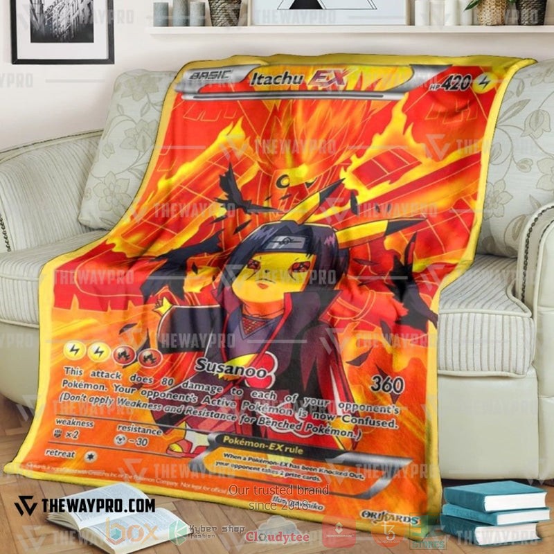 Anime Pokemon Itachu Soft Blanket 2 Anime Pokemon Itachu Soft Blanket 2