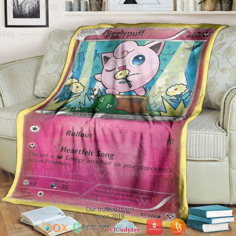 Anime Pokemon Jigglypuff Xy Soft Blanket Anime Pokemon Jigglypuff Xy Soft Blanket