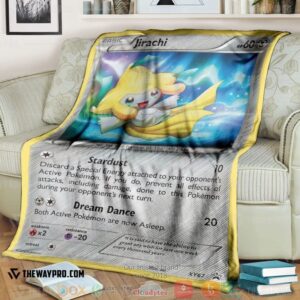 Anime Pokemon Jirachi Xy Promos Soft Blanket