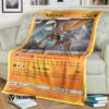 Anime Pokemon Kabutops Team Up Blanket