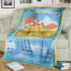Anime Pokemon Krabby Full Print Soft Blanket